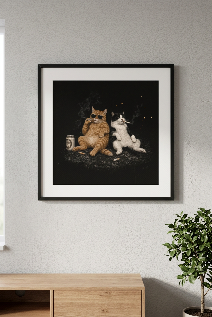 Bad Company-Plakat-45x45cm