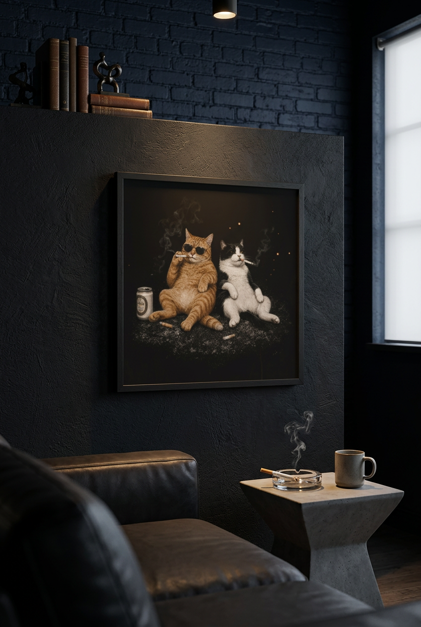 Bad Company-Plakat-45x45cm