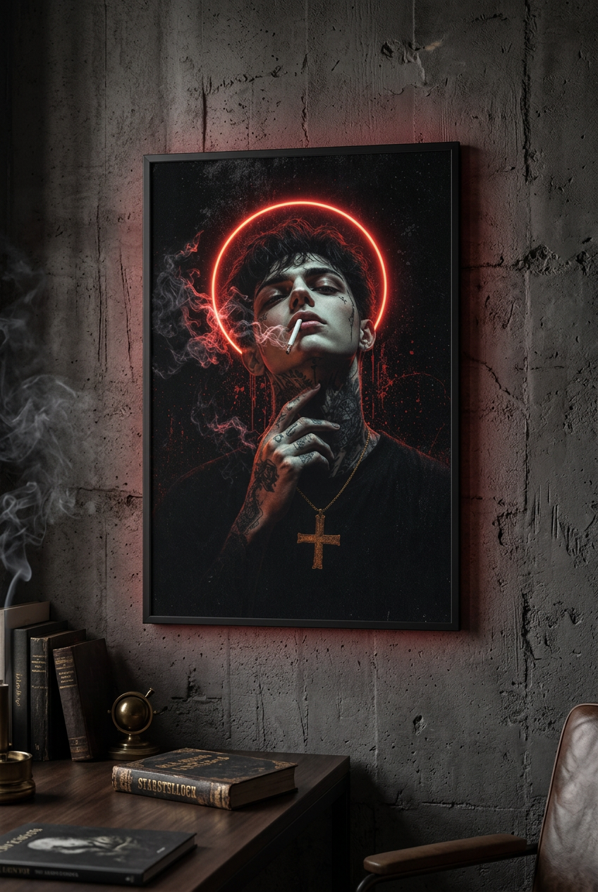 Scarlet Halo-Plakat 50x76 cm