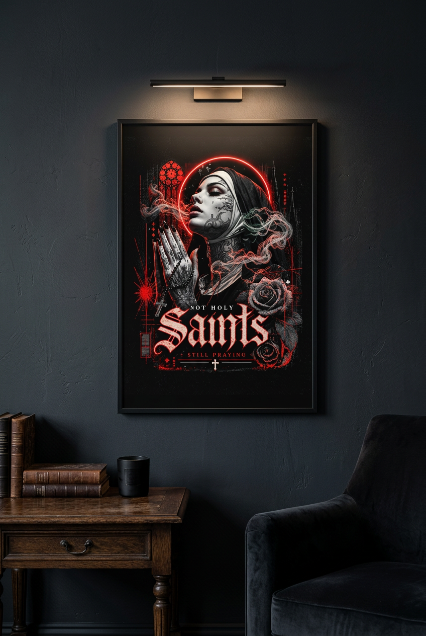 Saints-Plakat 50x76 cm