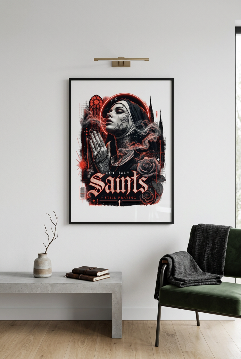 Saints Dame-Plakat-42x59cm