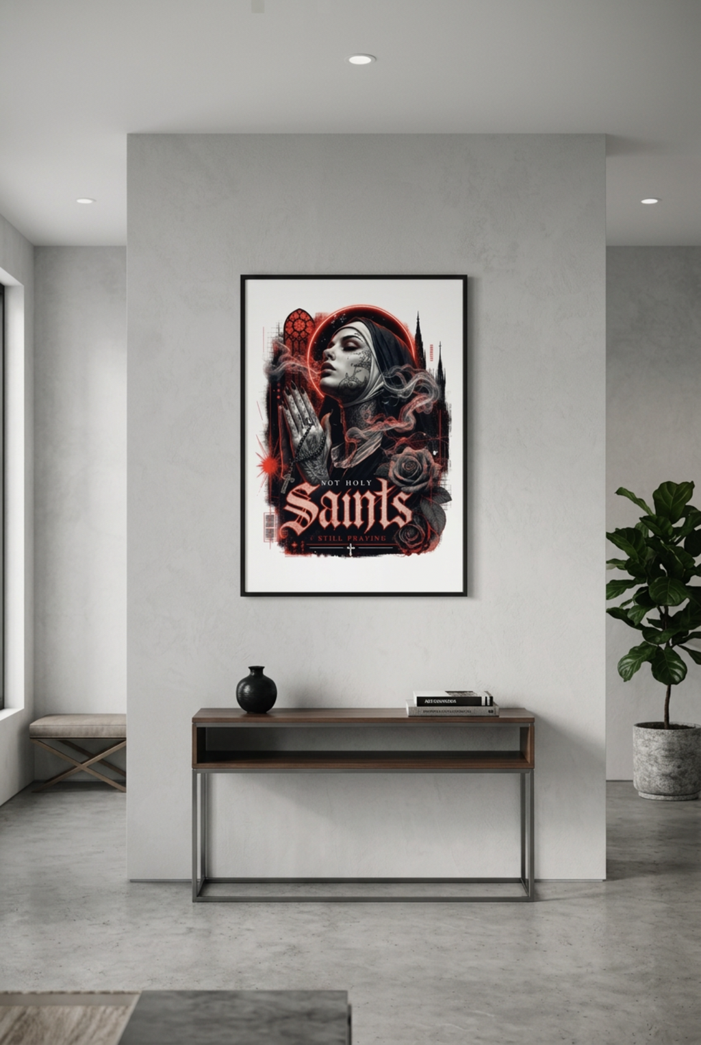 Saints Dame-Plakat-42x59cm