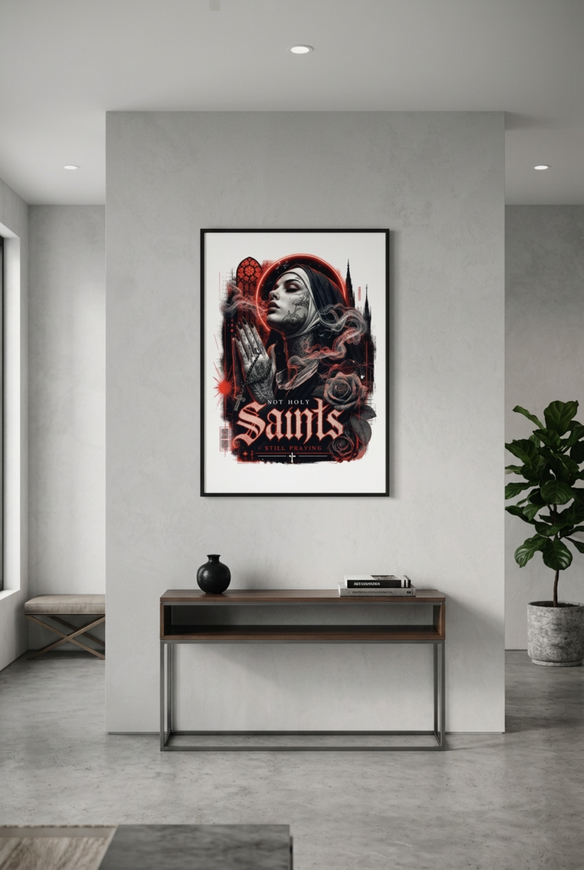 Saints Dame-Plakat-42x59cm