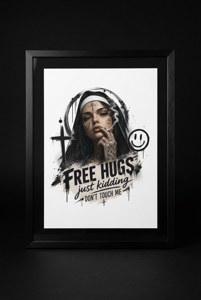 Free Hugs-Plakat-42x59cm