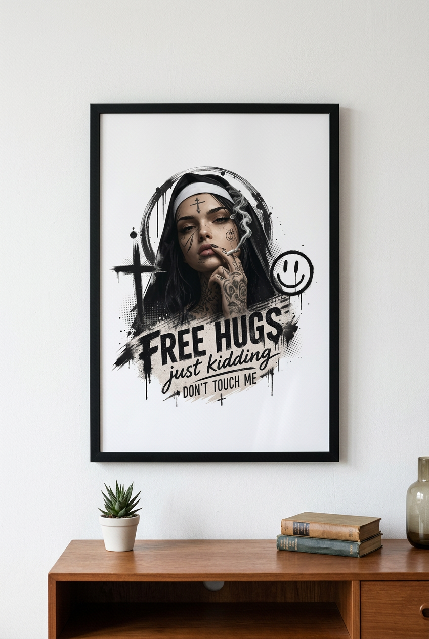 Free Hugs-Plakat-42x59cm