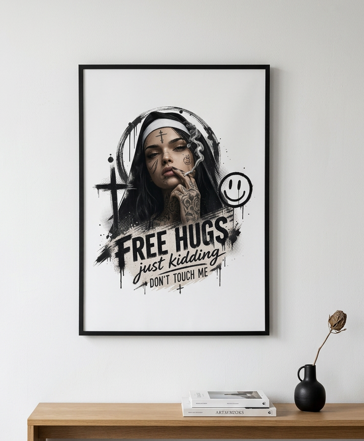 Free Hugs-Plakat-42x59cm