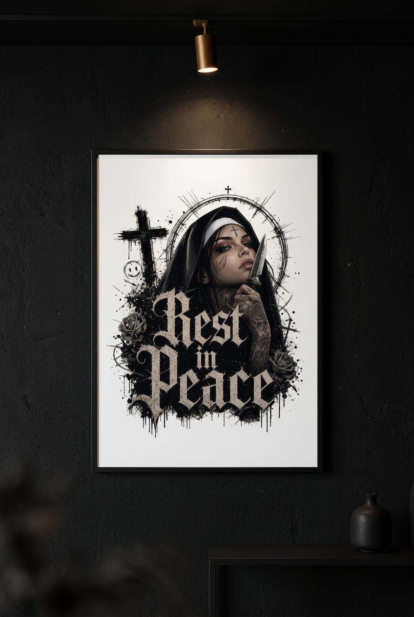 Rest In Peace-Plakat-42x59cm