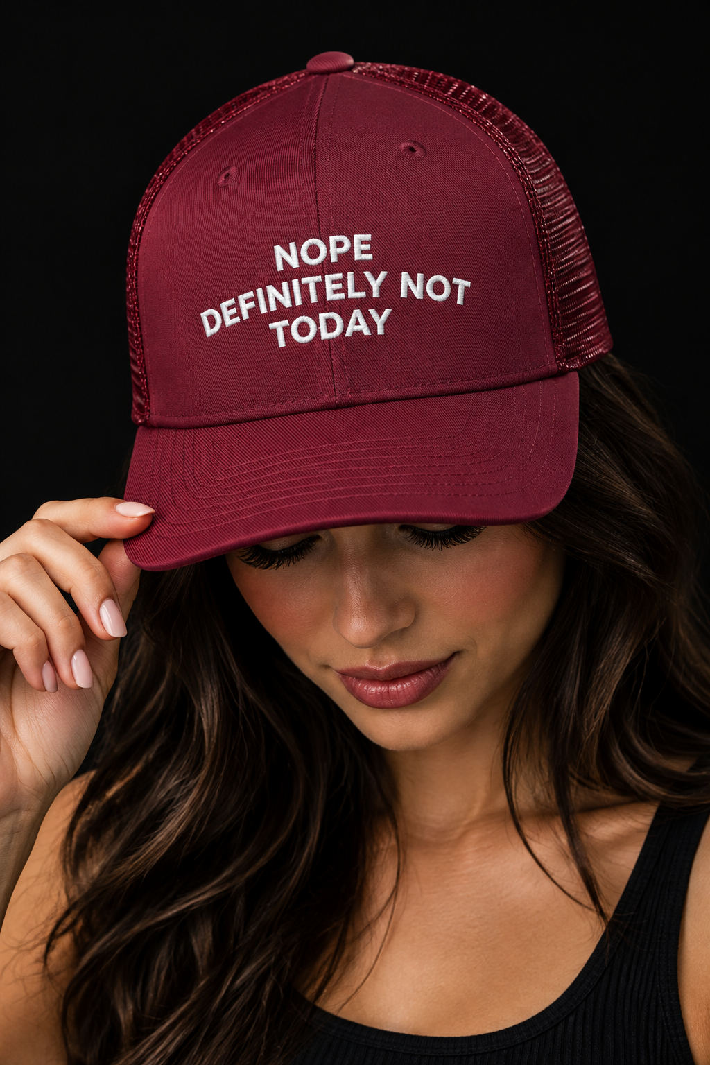 Nope Not Today-Trucker Caps