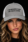 I`m Meaner-Trucker Caps