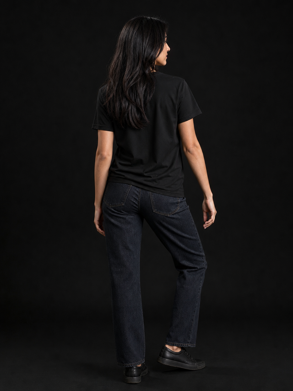 Work Here – Dame T-skjorte