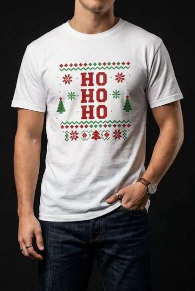 Ho Ho Ho-Herre T-Skjorte