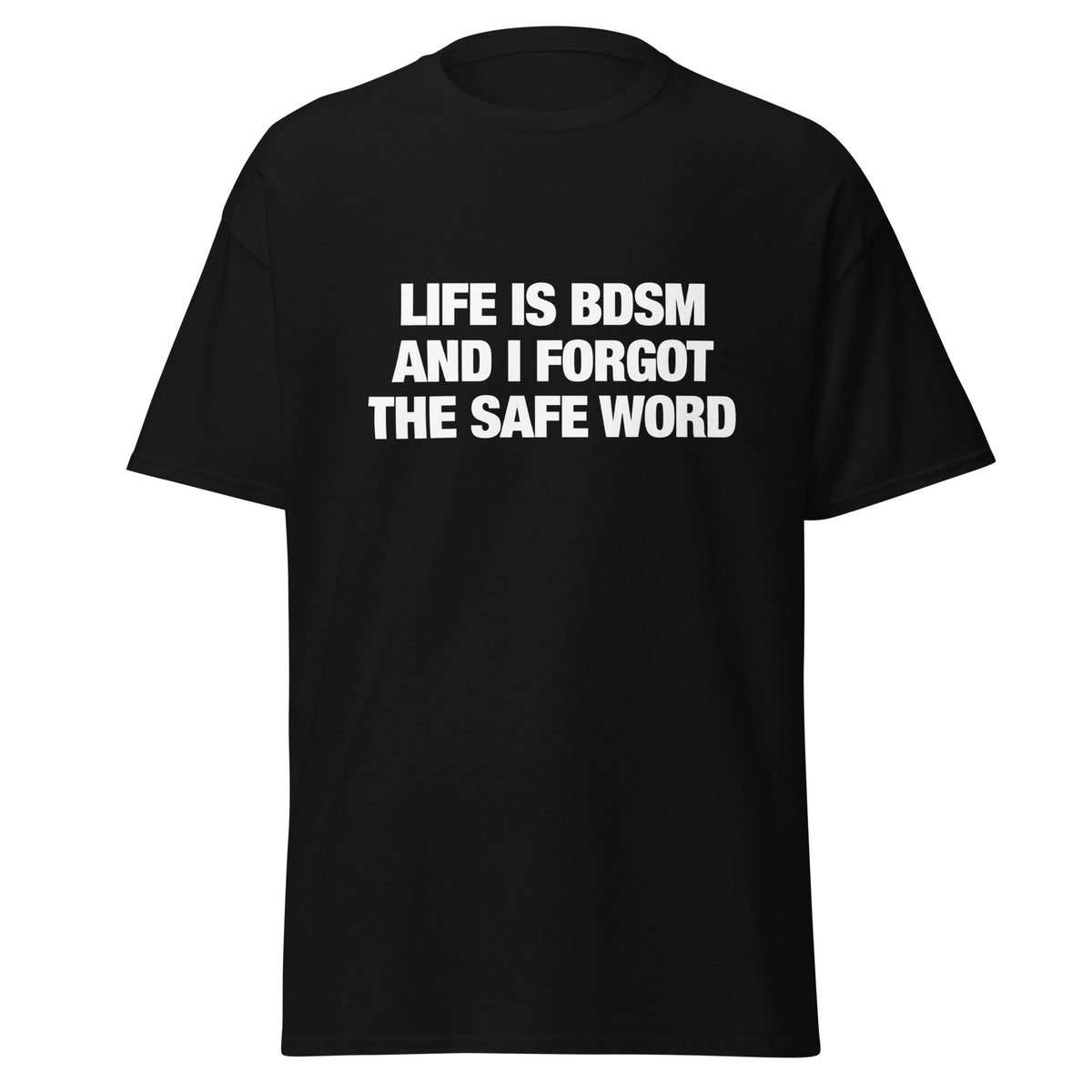 Safe Word-Dame Klassisk T-Skjorte (XL Print)