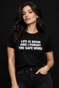 Safe Word-Dame Klassisk T-Skjorte (XL Print)