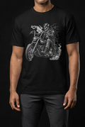 Biker Man-Herre Klassisk T-Skjorte