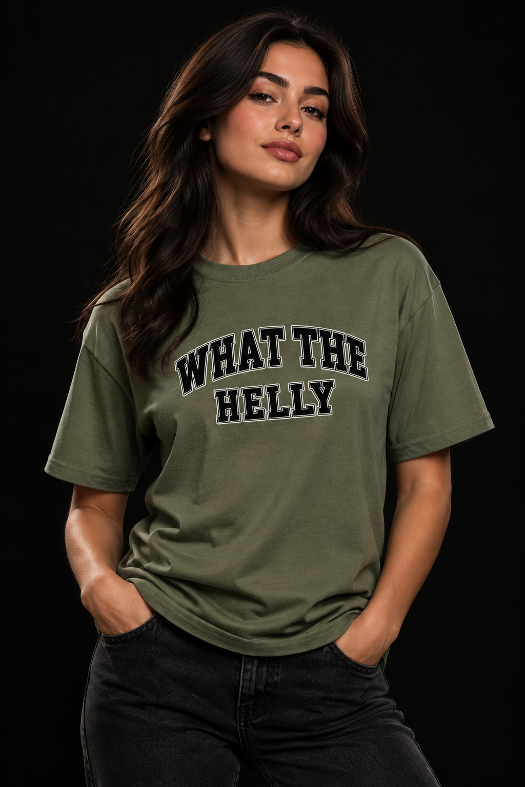 What The Helly-Dame Klassisk T-Skjorte