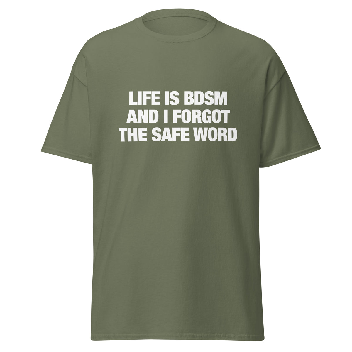 Safe Word-Dame Klassisk T-Skjorte (XL Print)