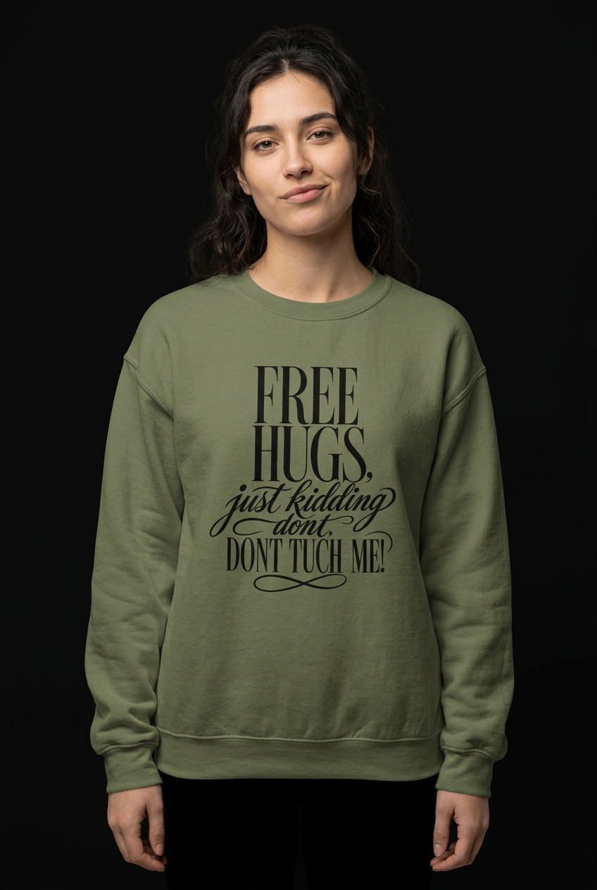 Free Hugs-Dame Collegegenser