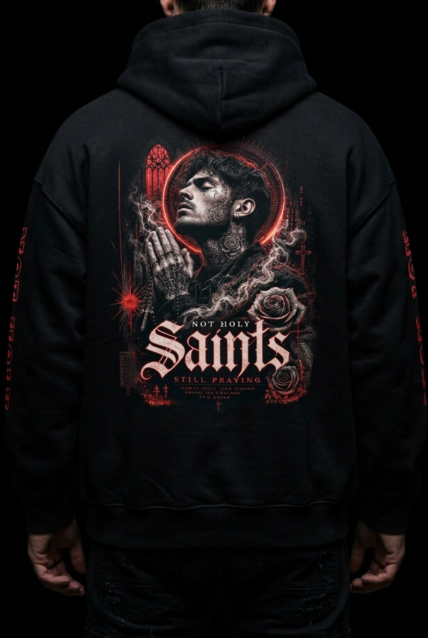 Saints Mann-Herre Hettegenser