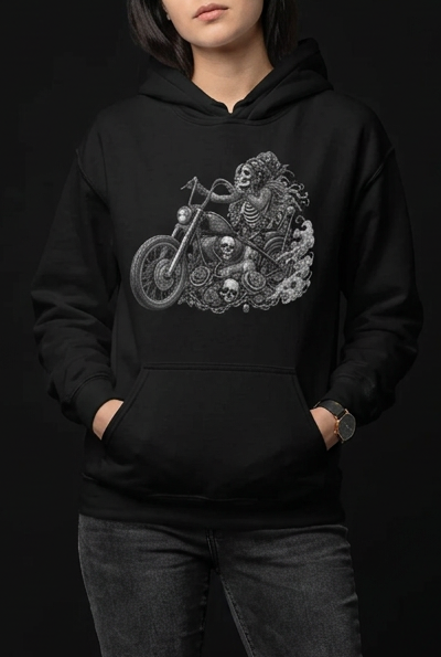 Biker Chick-Dame Hettegenser