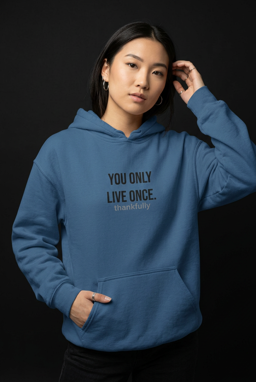 Yolo-Dame Hettegenser (Brodert tekst)