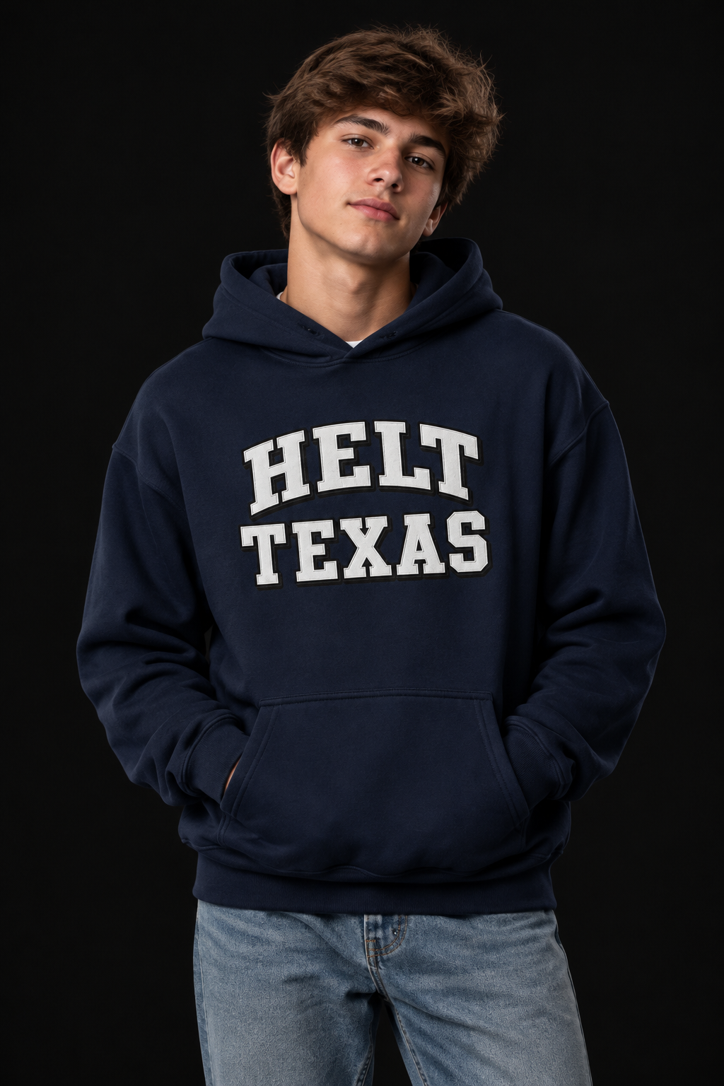 Helt Texas-Herre Hettegenser