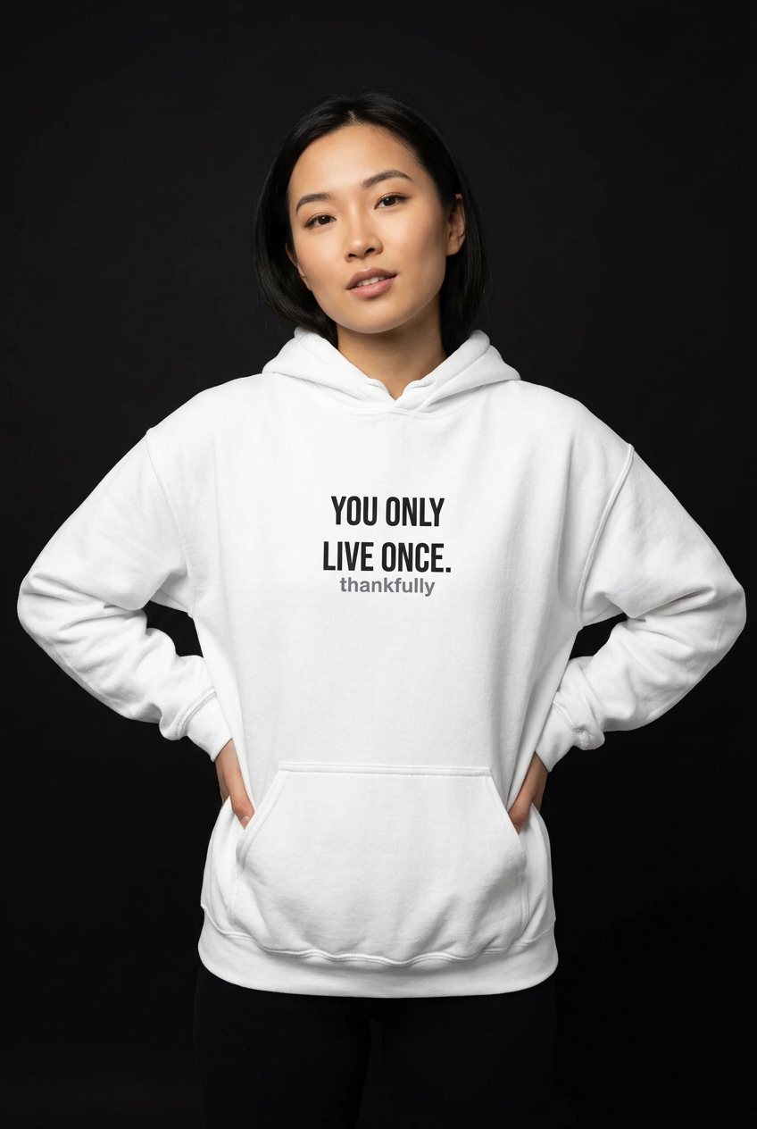 Yolo-Dame Hettegenser (Brodert tekst)