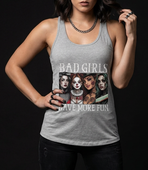 Bad Girls-Dame Singlet